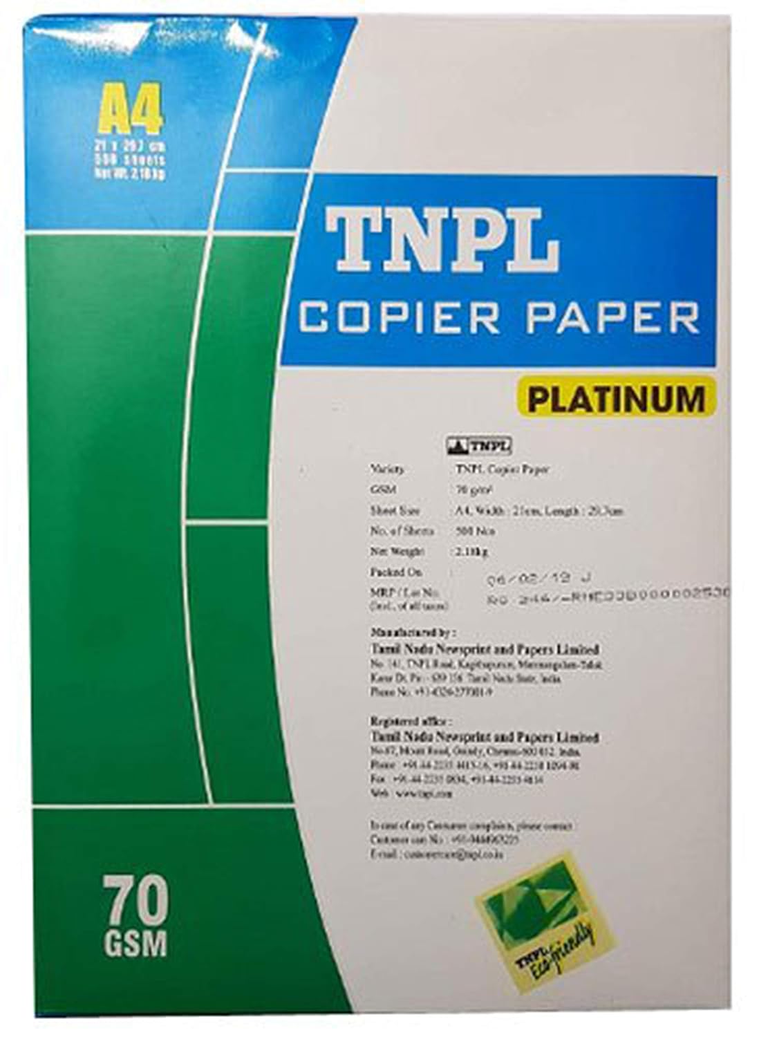 TNPL A4 White Paper 70 GSM - Image 3