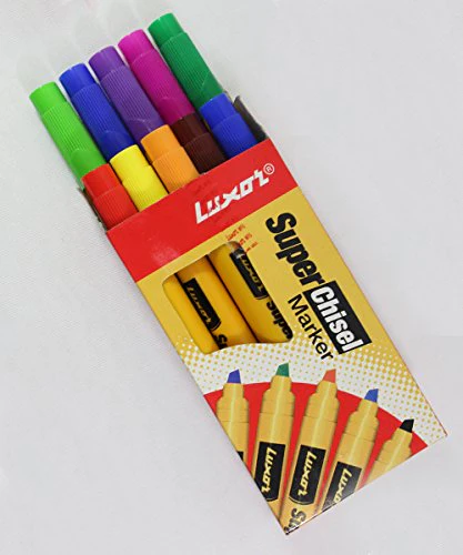 Luxor Chisel Marker Multicolor Permanent Marker - Image 2