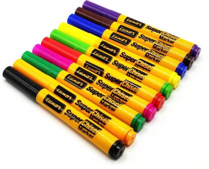Luxor Chisel Marker Multicolor Permanent Marker