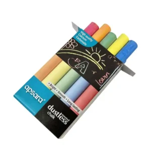 Apsara Assorted Dustless Calcium Carbonate Chalks10 pcs Color